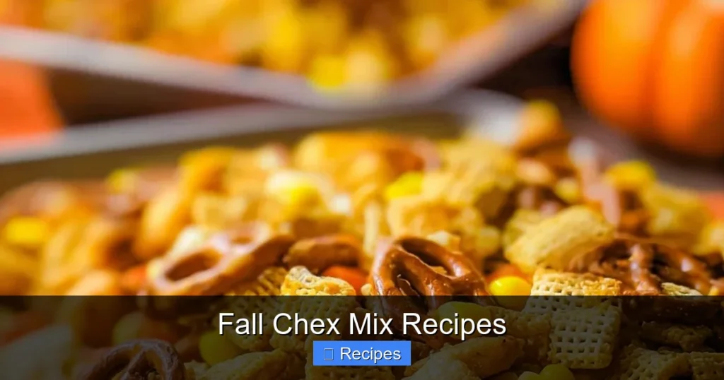 Fall Chex Mix Recipes