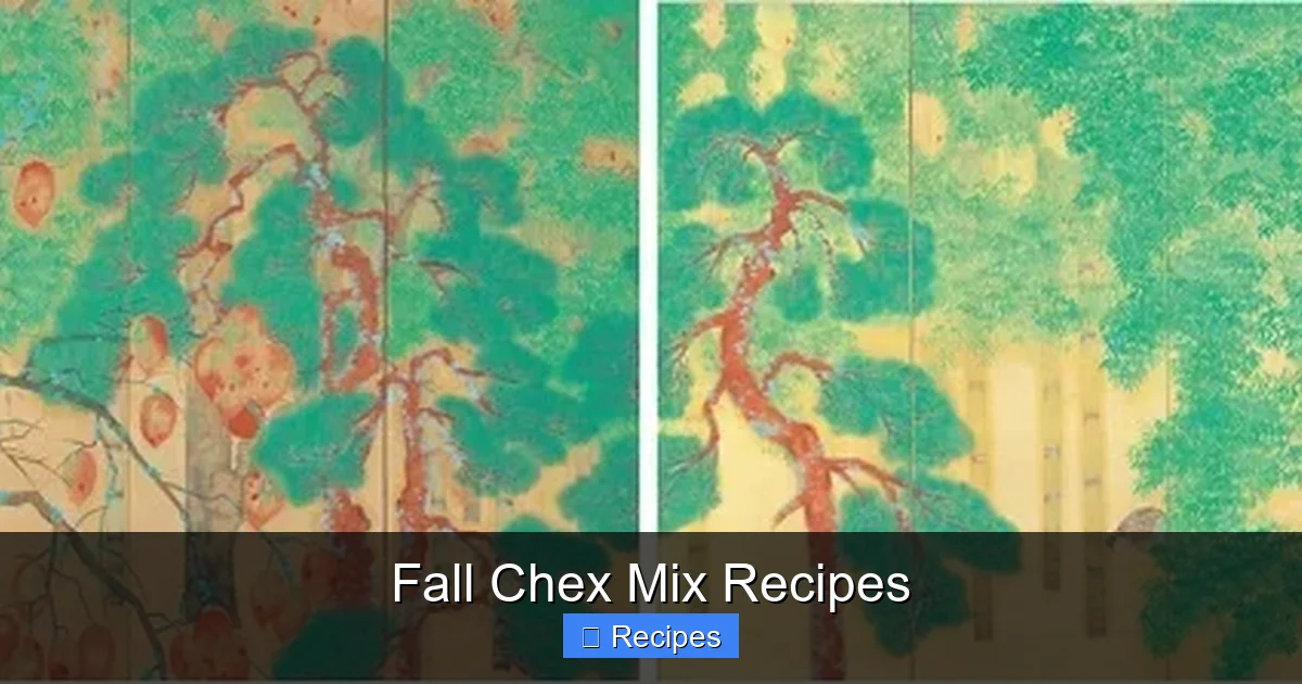 Fall Chex Mix Recipes
