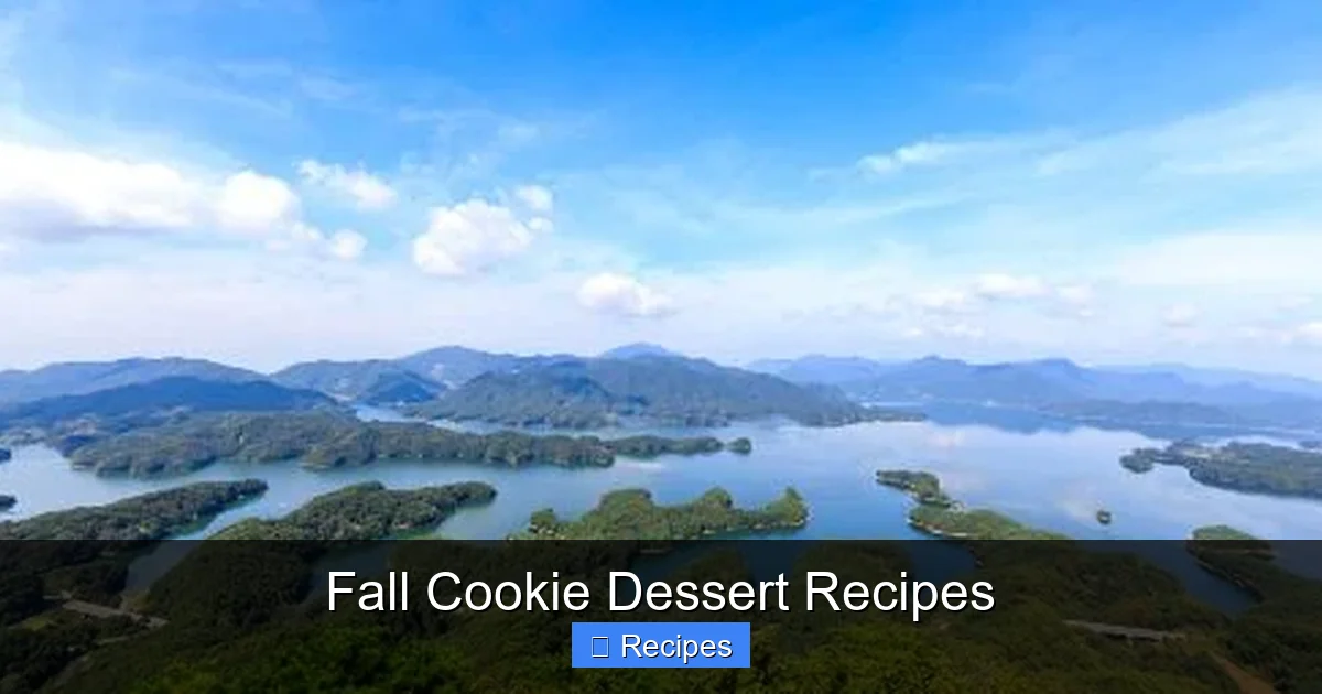 Fall Cookie Dessert Recipes