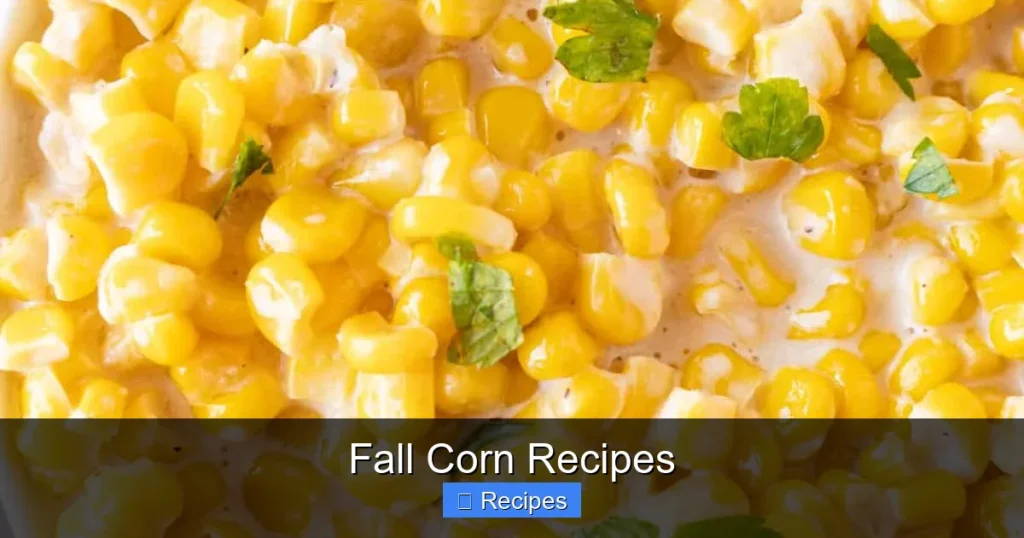 Fall Corn Recipes