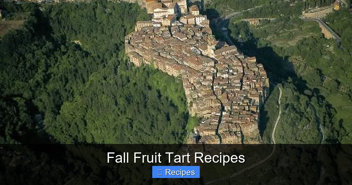 Fall Fruit Tart Recipes