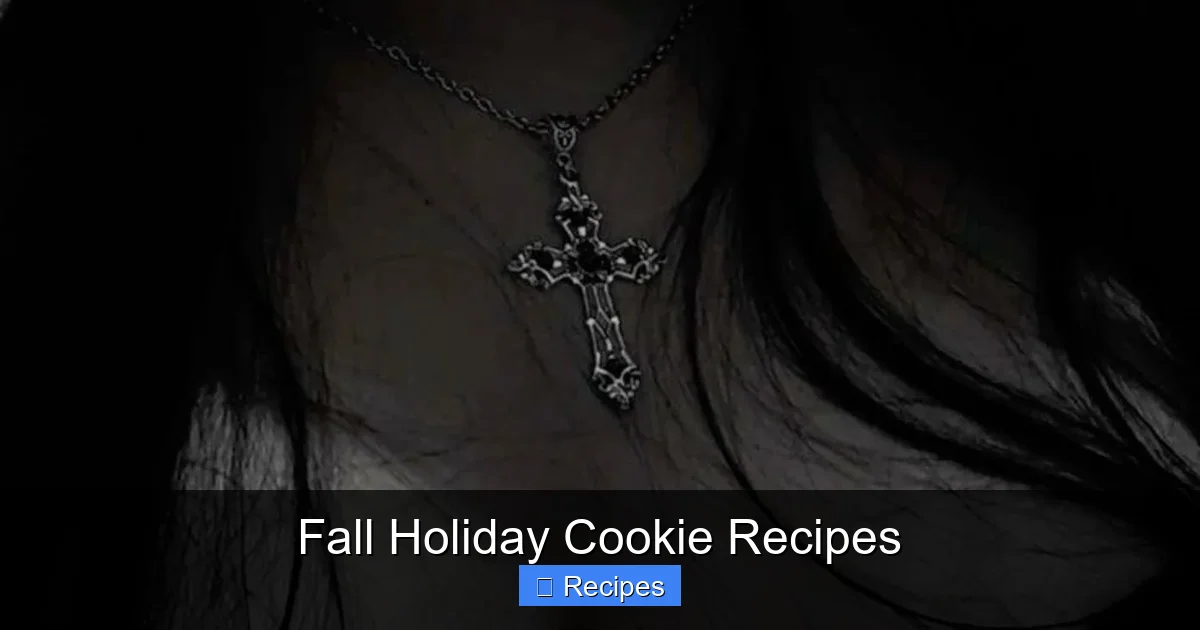 Fall Holiday Cookie Recipes