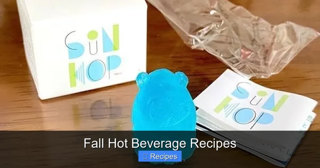 Fall Hot Beverage Recipes