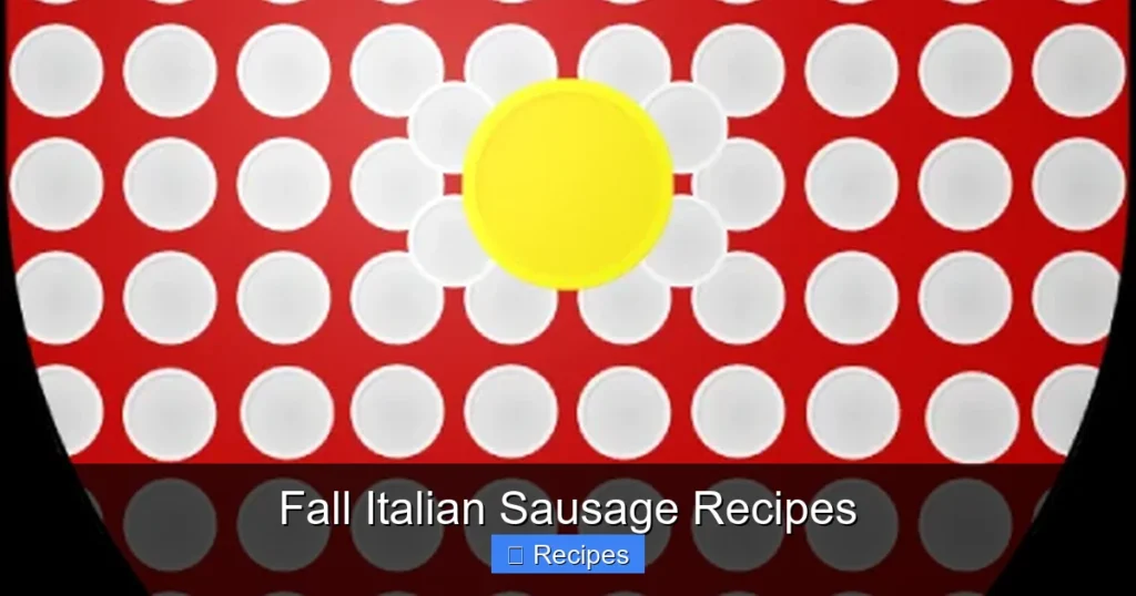 Fall Italian Sausage Recipes