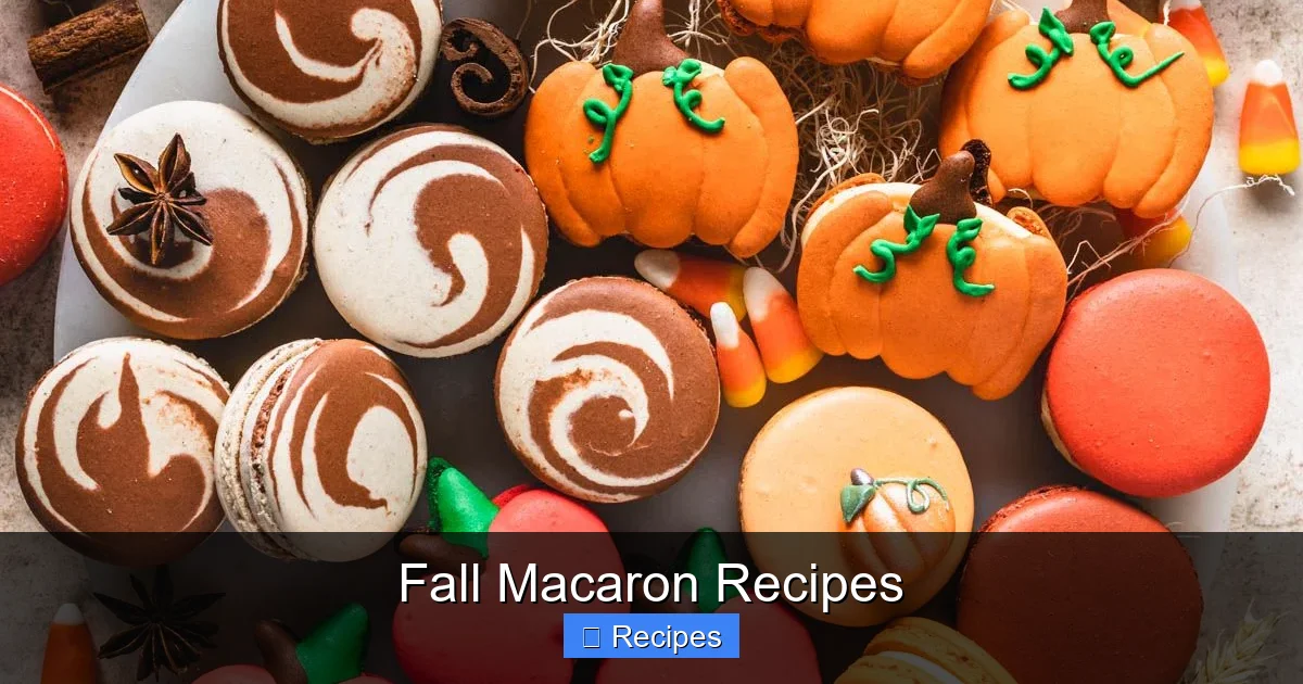 Fall Macaron Recipes