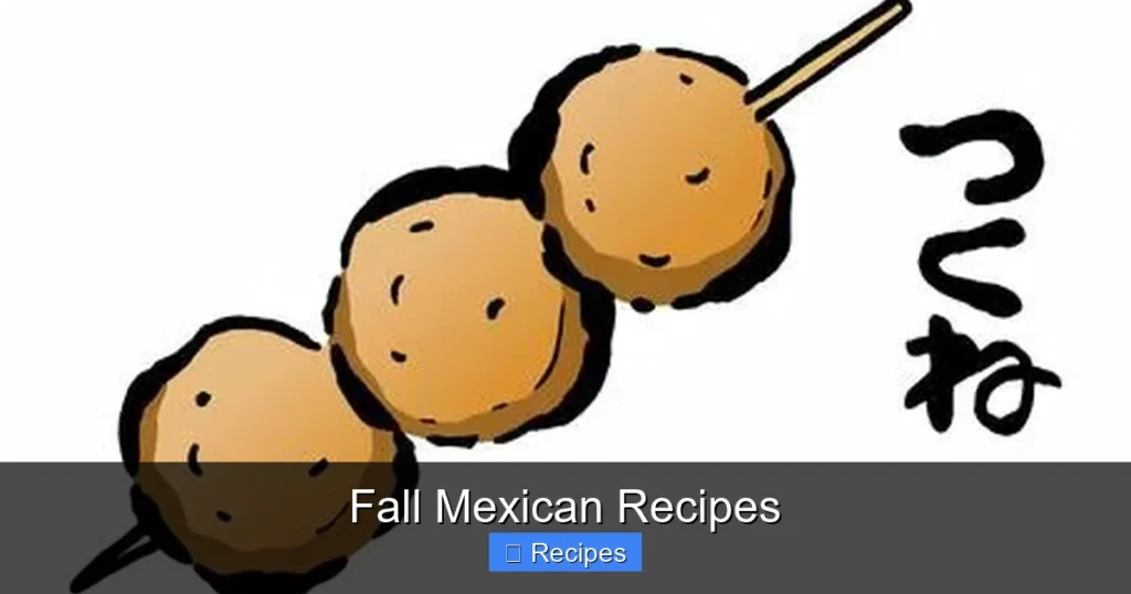 Fall Mexican Recipes