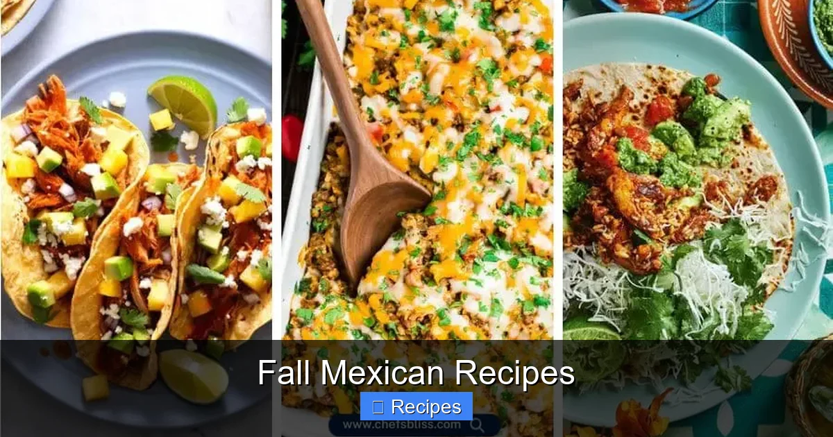 Fall Mexican Recipes