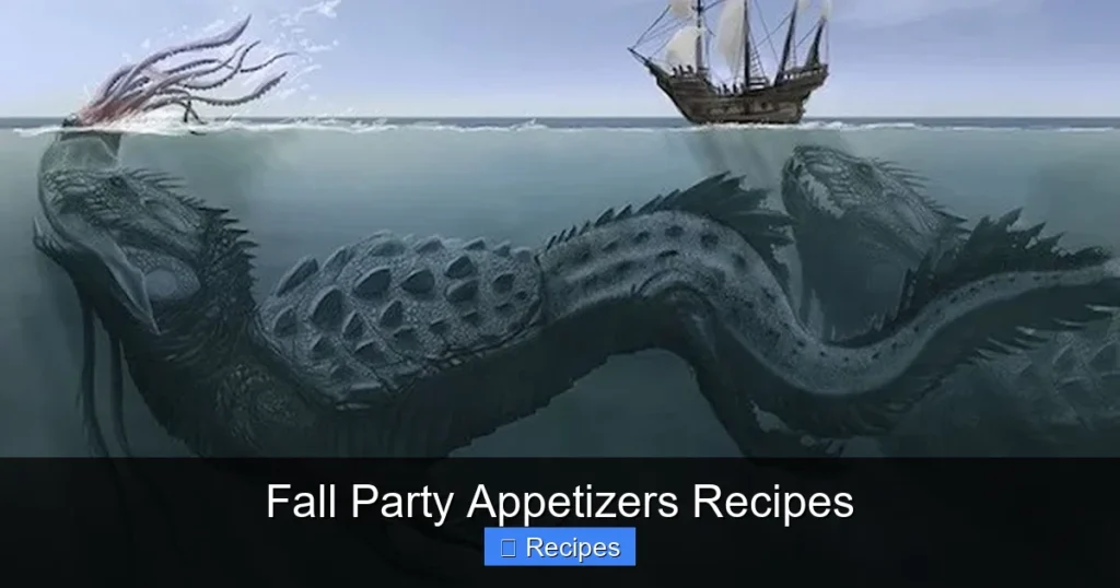 Fall Party Appetizers Recipes