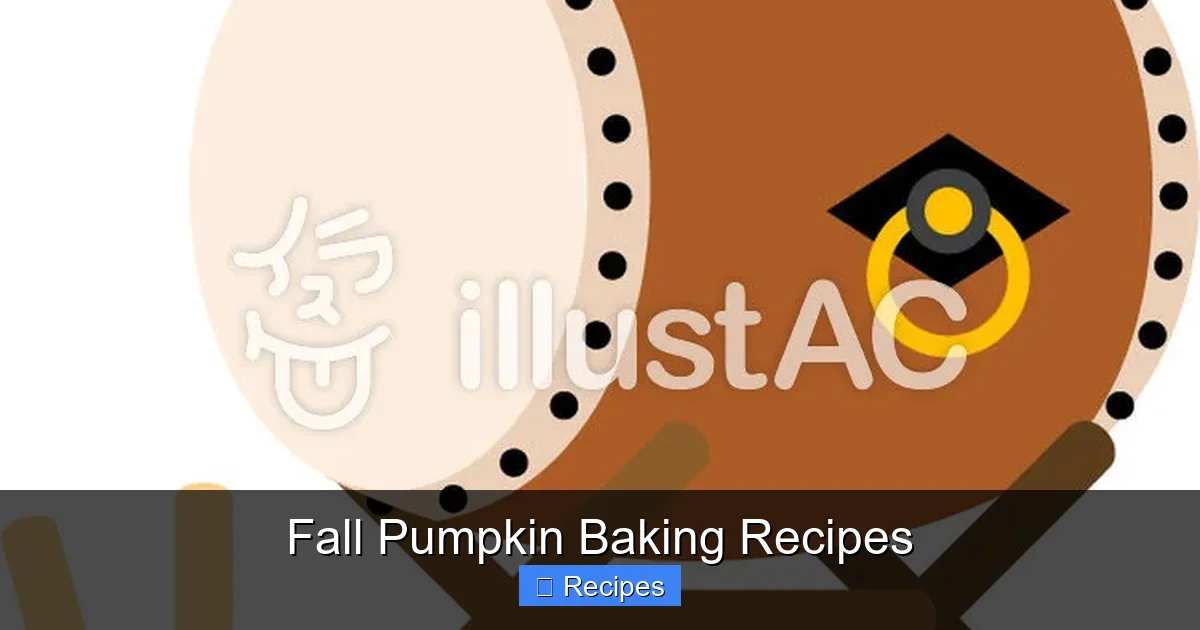 Fall Pumpkin Baking Recipes