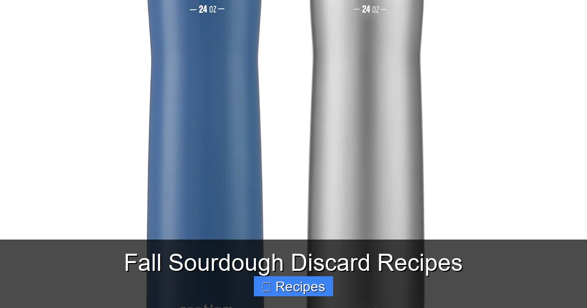 Fall Sourdough Discard Recipes