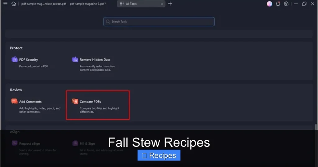 Fall Stew Recipes