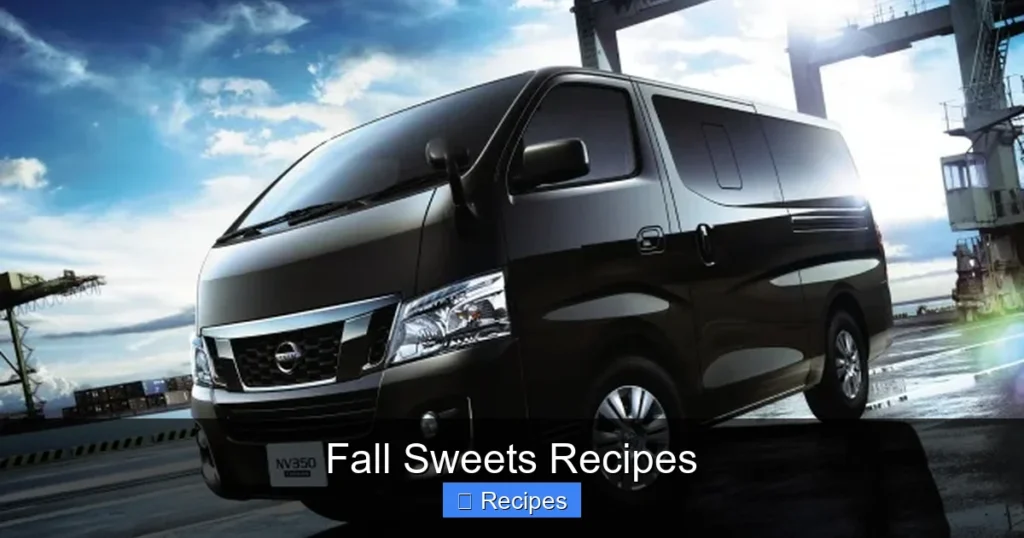 Fall Sweets Recipes
