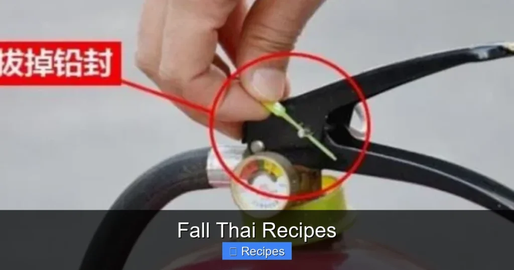 Fall Thai Recipes