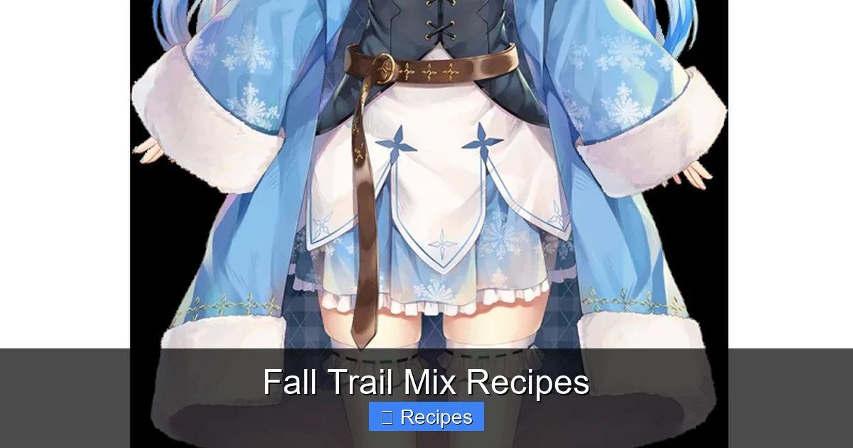 Fall Trail Mix Recipes