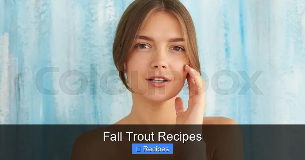 Fall Trout Recipes