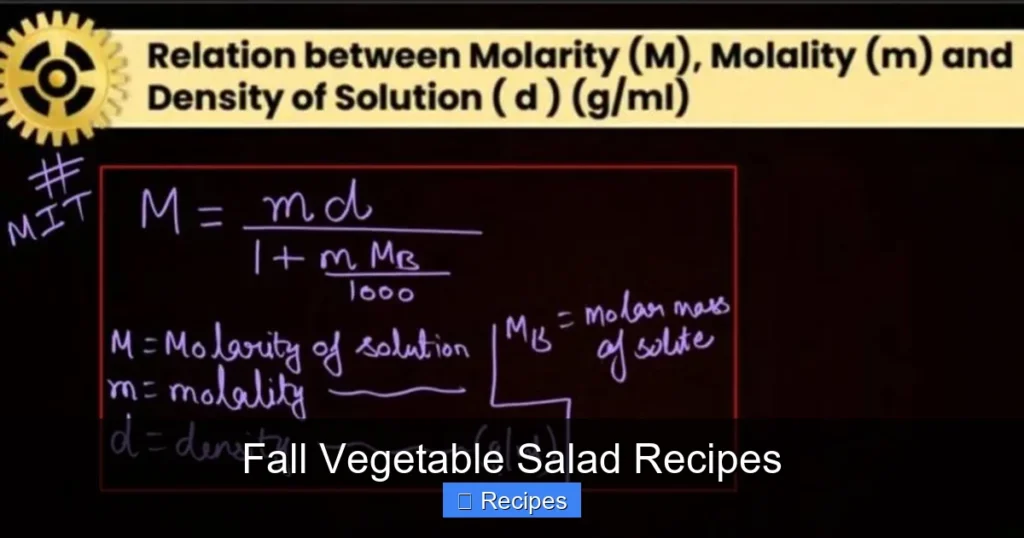 Fall Vegetable Salad Recipes