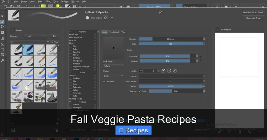 Fall Veggie Pasta Recipes