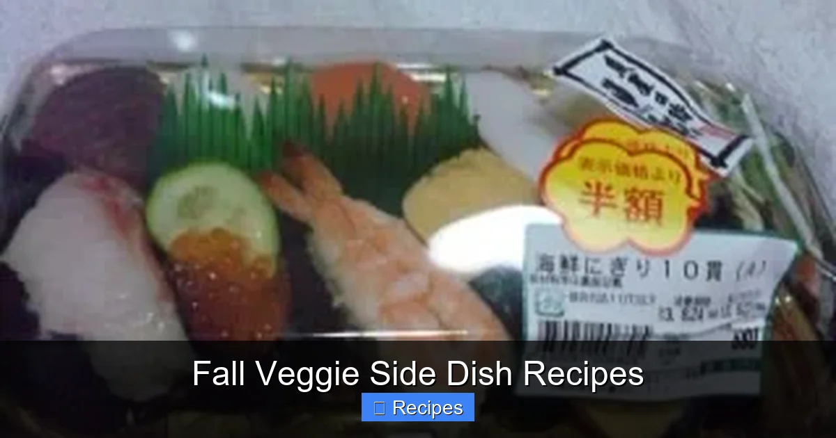 Fall Veggie Side Dish Recipes