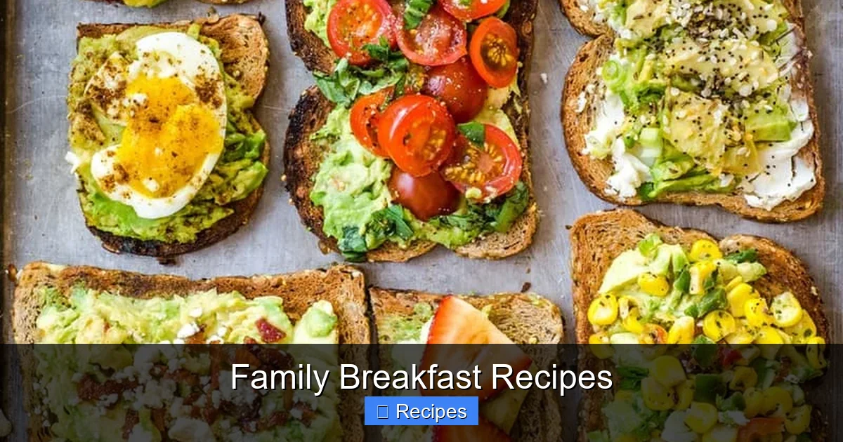 Family Breakfast Recipes