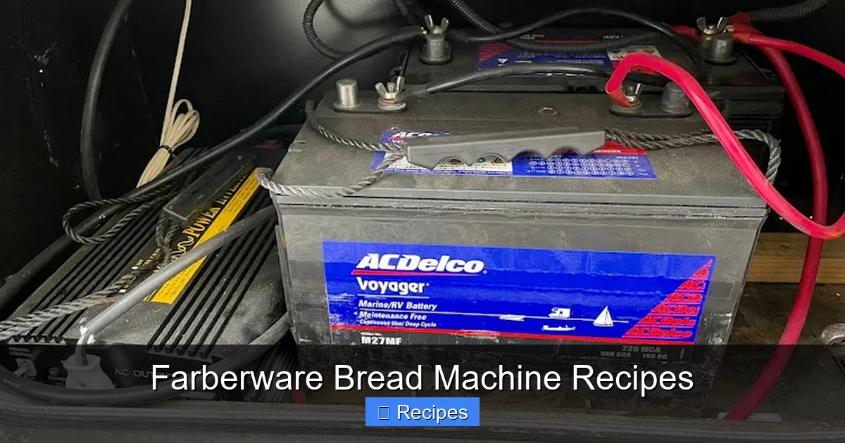 Farberware Bread Machine Recipes