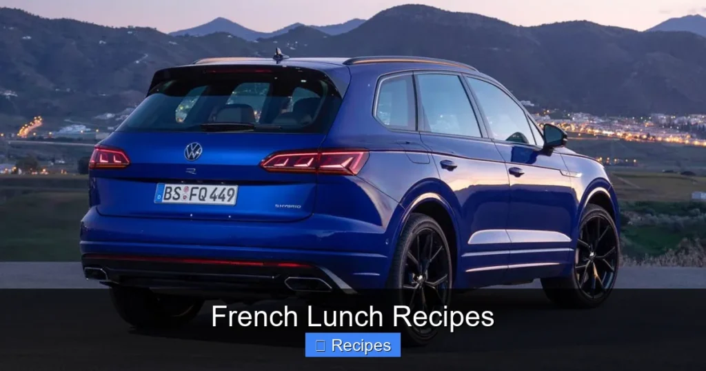 French Lunch Recipes