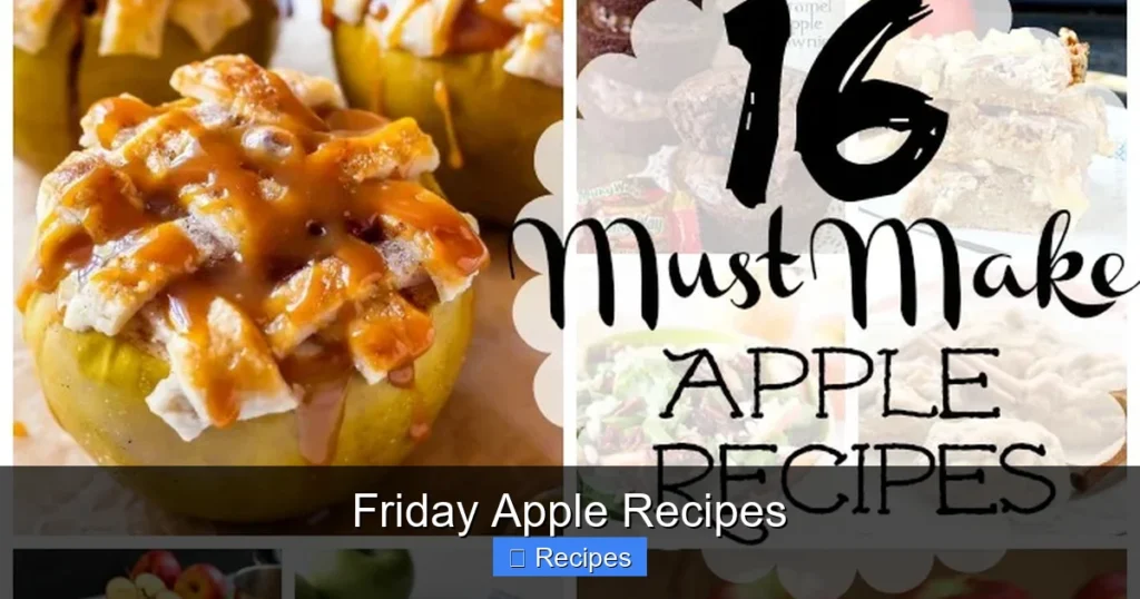 Friday Apple Recipes
