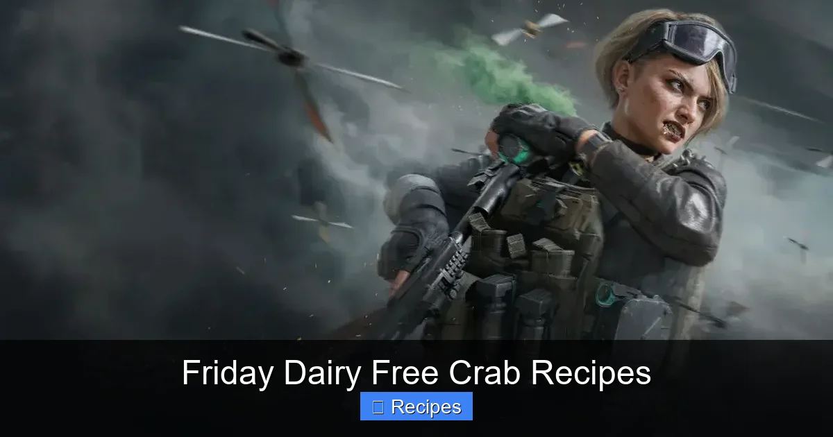 Friday Dairy Free Crab Recipes