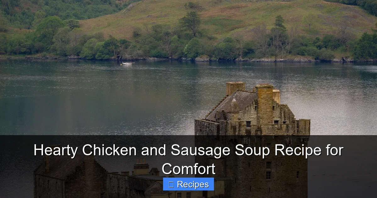 Hearty Chicken and Sausage Soup Recipe for Comfort