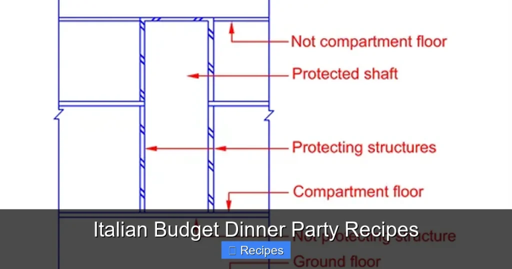 Italian Budget Dinner Party Recipes