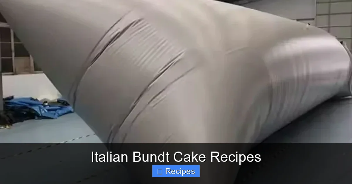 Italian Bundt Cake Recipes