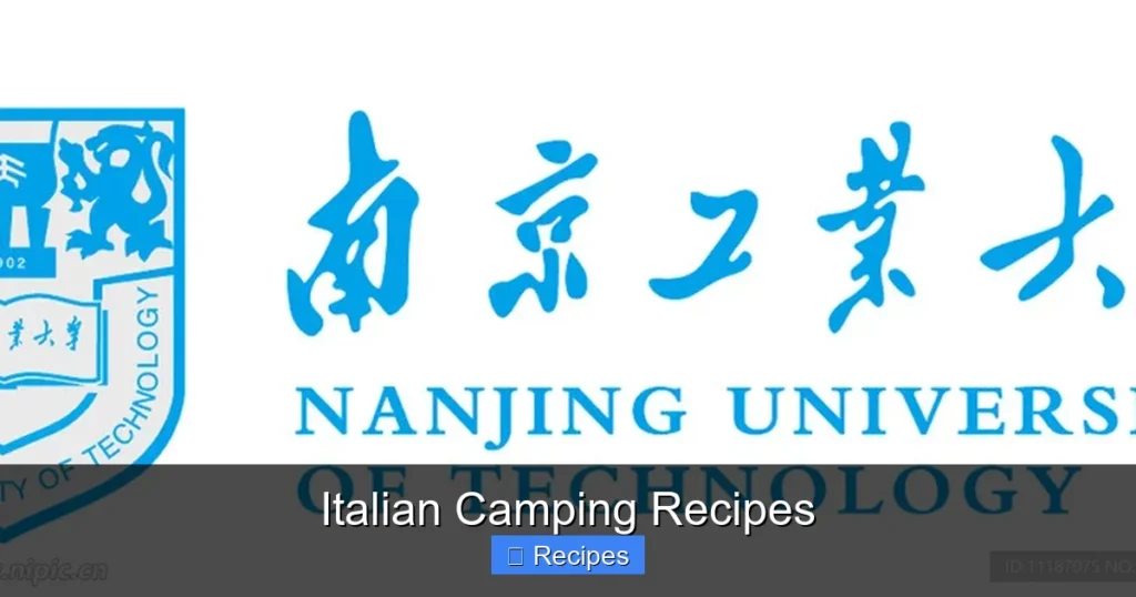 Italian Camping Recipes