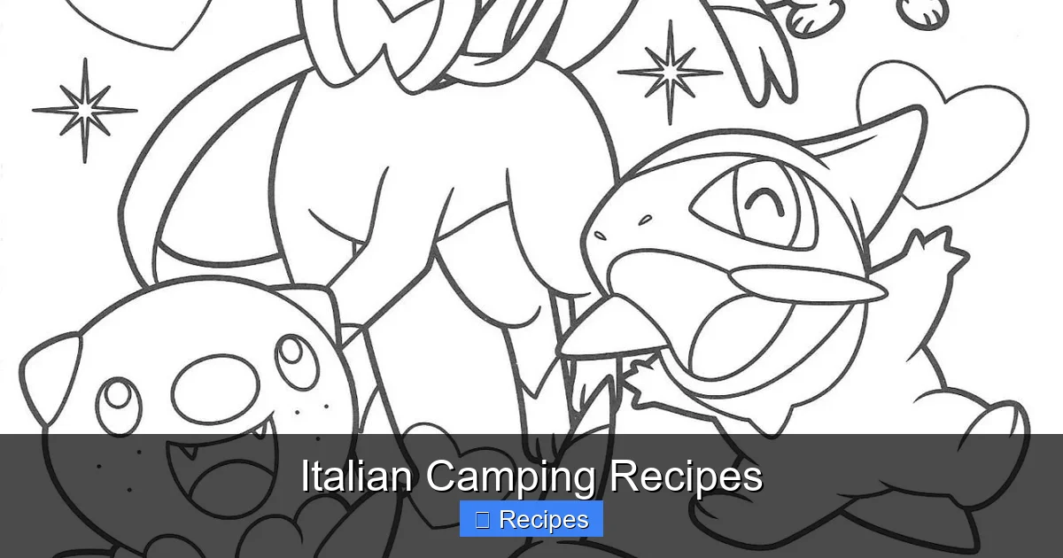 Italian Camping Recipes
