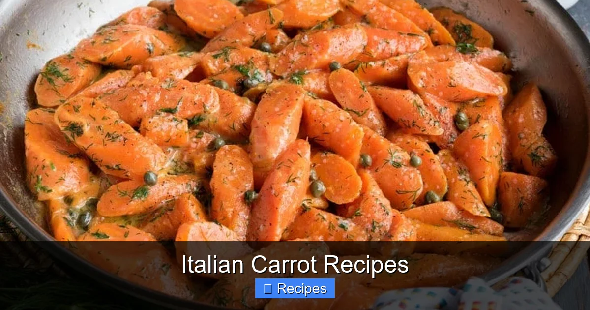 Italian Carrot Recipes