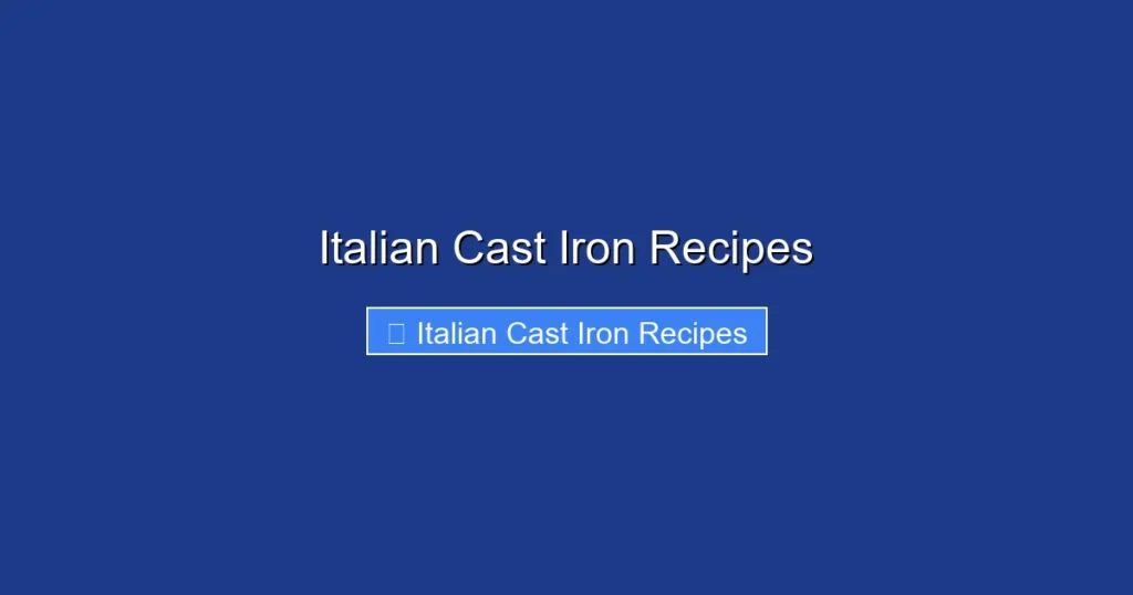 Italian Cast Iron Recipes Italian Cast Iron Recipes