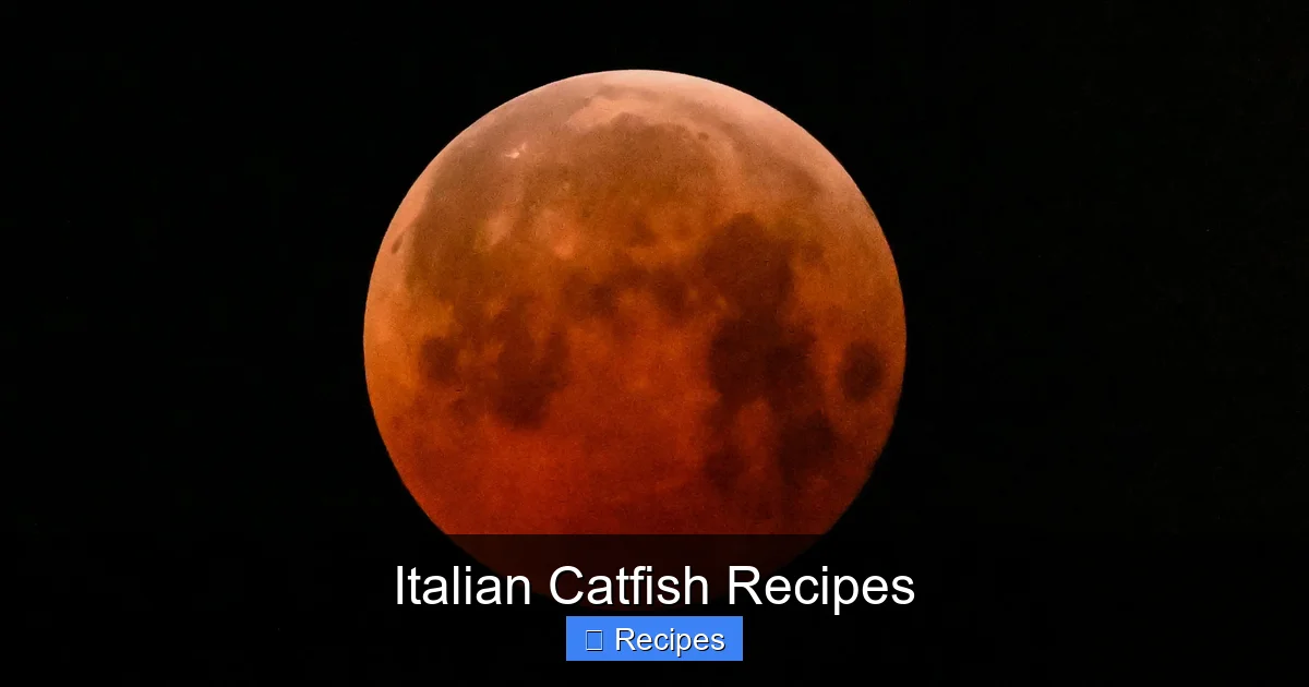 Italian Catfish Recipes