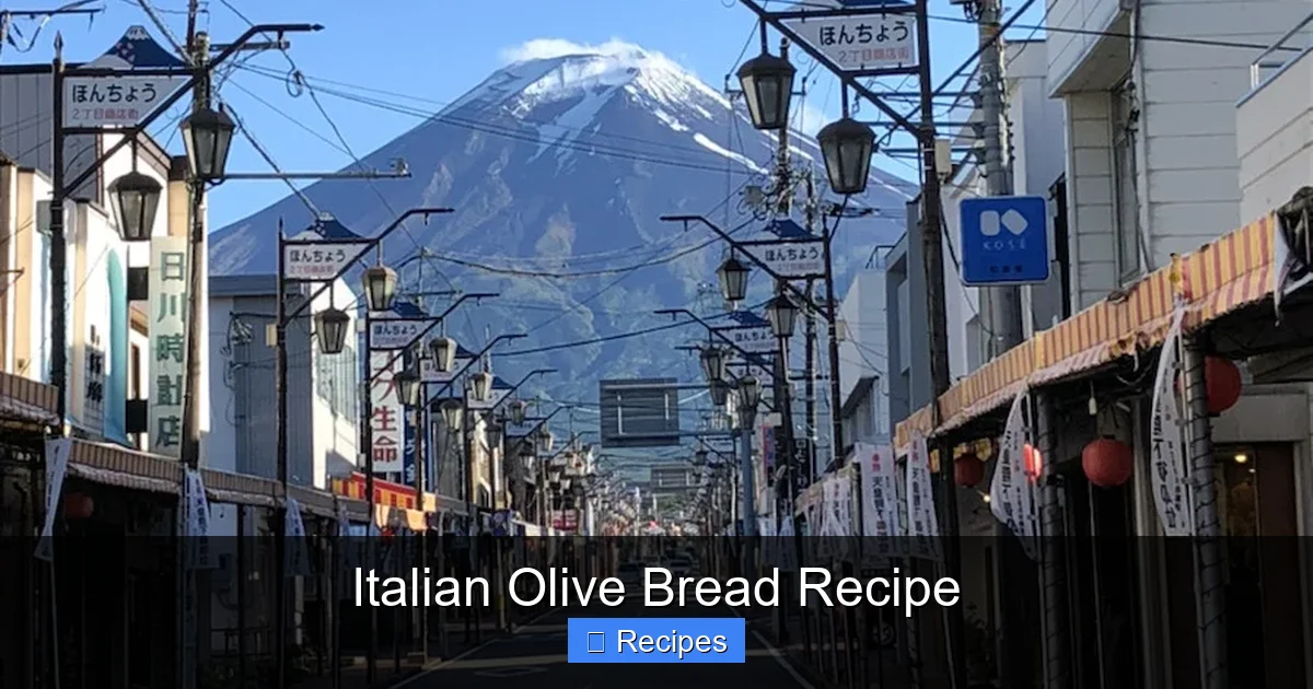 Italian Olive Bread Recipe