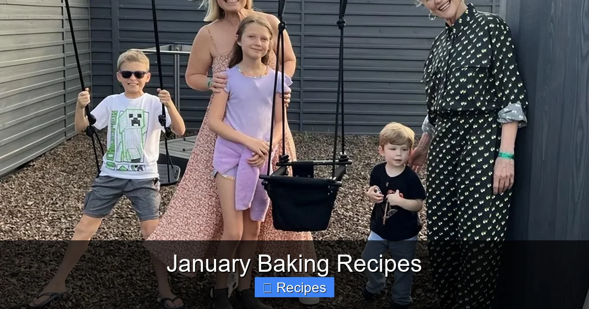January Baking Recipes