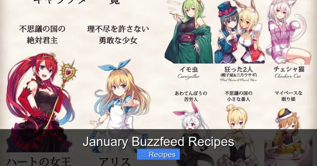 January Buzzfeed Recipes