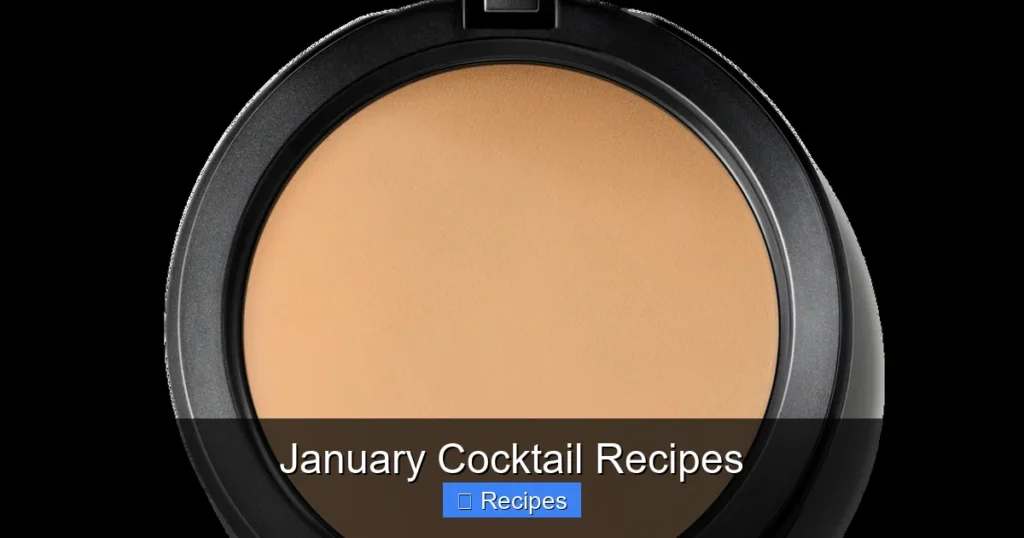 January Cocktail Recipes