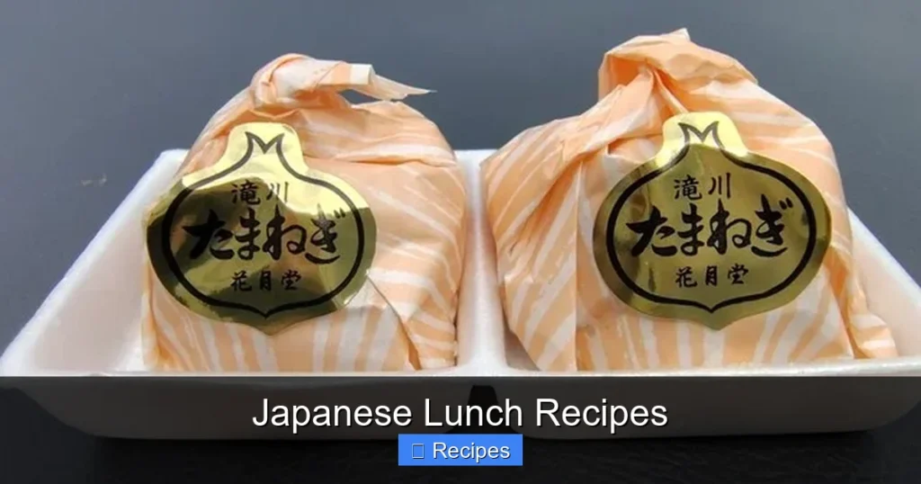 Japanese Lunch Recipes