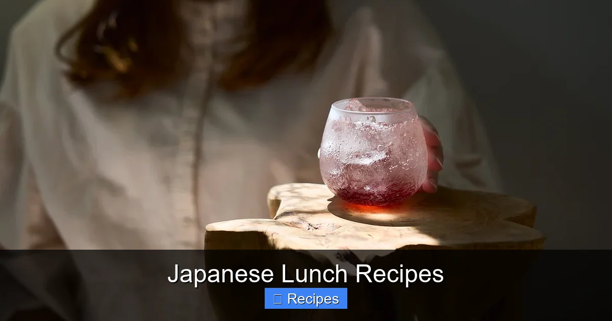 Japanese Lunch Recipes
