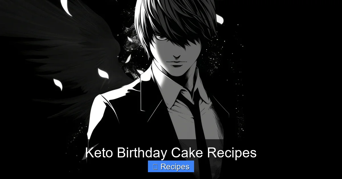 Keto Birthday Cake Recipes