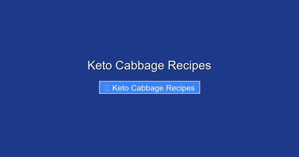 Keto Cabbage Recipes