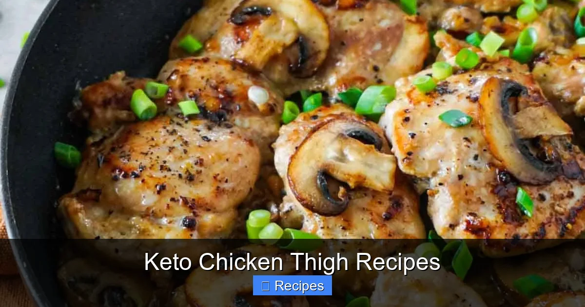 Keto Chicken Thigh Recipes