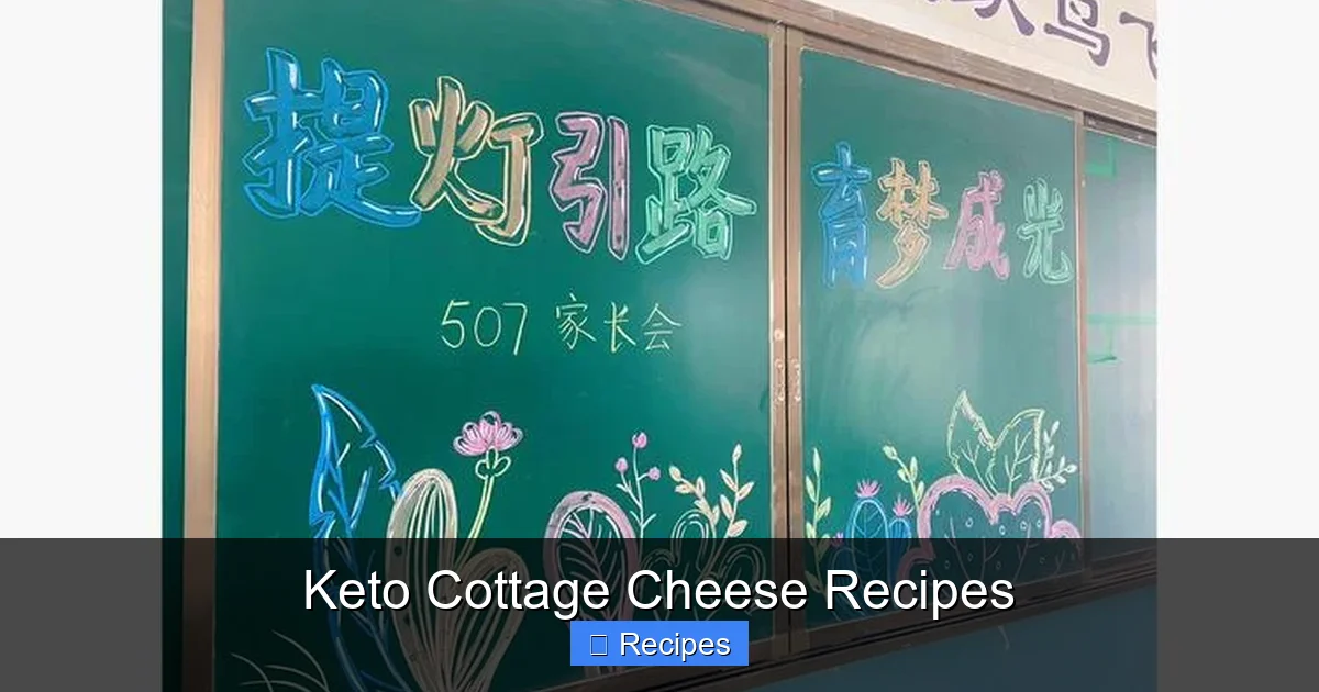 Keto Cottage Cheese Recipes