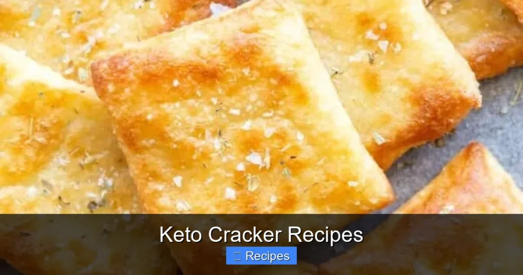 Keto Cracker Recipes