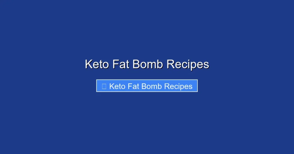 Keto Fat Bomb Recipes