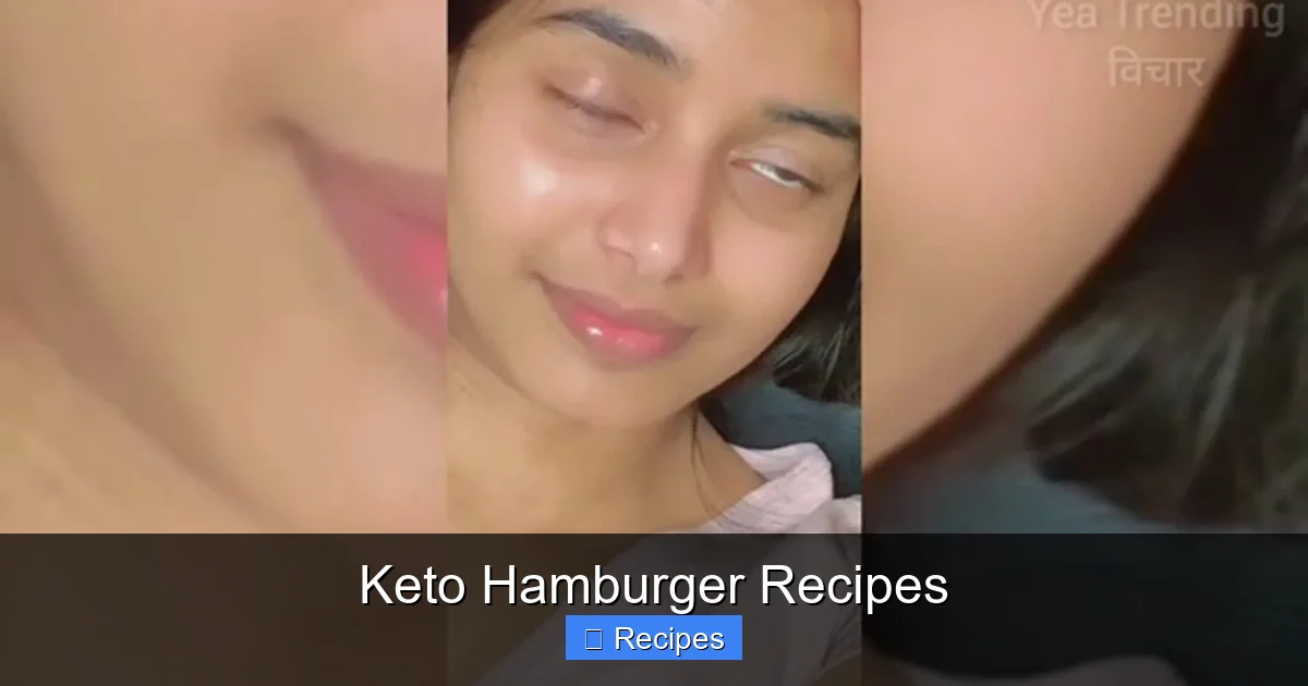 Keto Hamburger Recipes