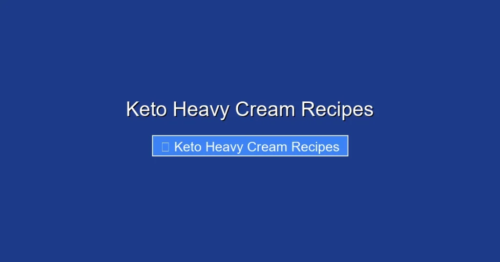 Keto Heavy Cream Recipes