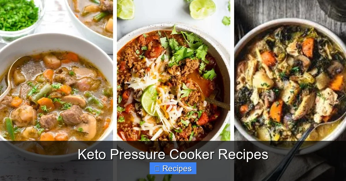 Keto Pressure Cooker Recipes